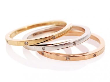 How are White and Rose Gold created