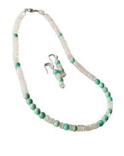 Moonstone and Amazonite Necklace