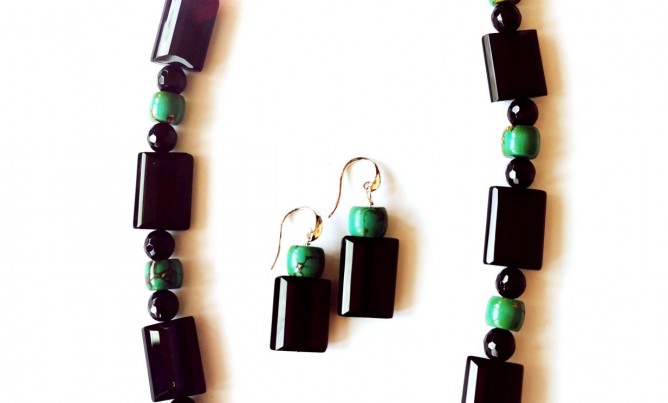 Black Onyx & Turquoise