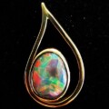 Opal Teardrop Pendant