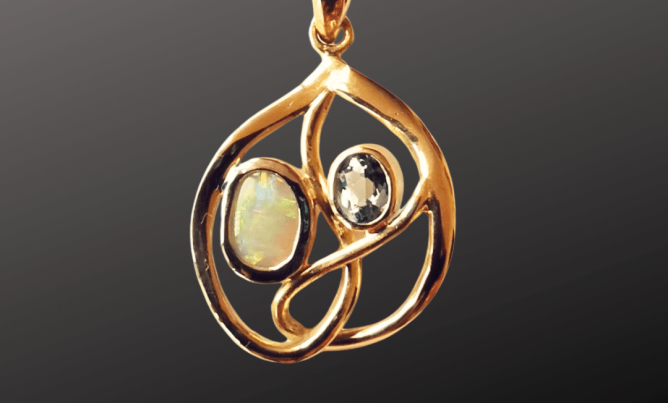 Crystal Opal Pendant