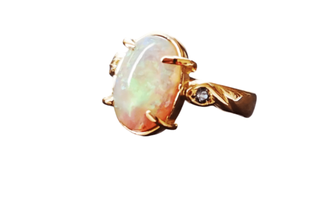Pale Opal Ring